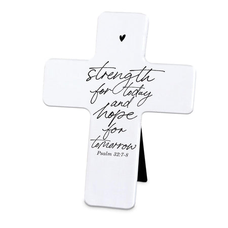 Copper Accented Stone Crosses - Blessed