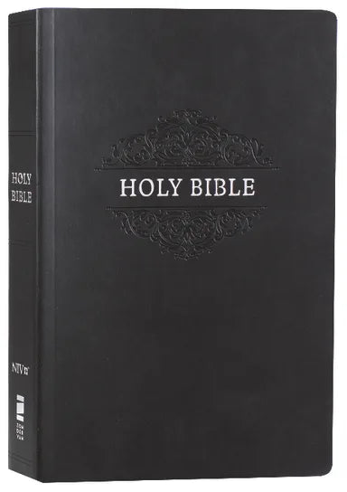 NIV Holy Bible Soft Touch Edition Black (Black Letter Edition)