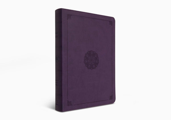 ESV Large Print Bible TruTone®, Lavender, Emblem Design