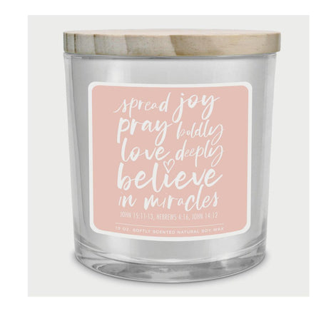 SOY CANDLE LIVE A LIFE WITH LOVE 13OZ