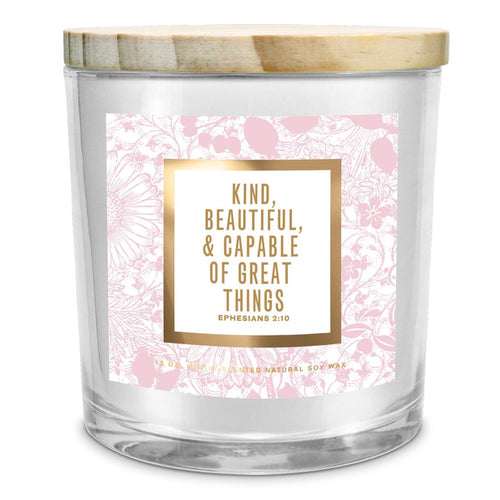 SOY CANDLE CAPABLE OF GREAT THINGS 13OZ