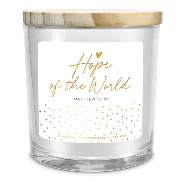 SOY CANDLE HOPE OF THE WORLD 13OZ