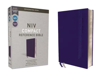 NIV Reference Bible Compact Blue (Red Letter Edition)
