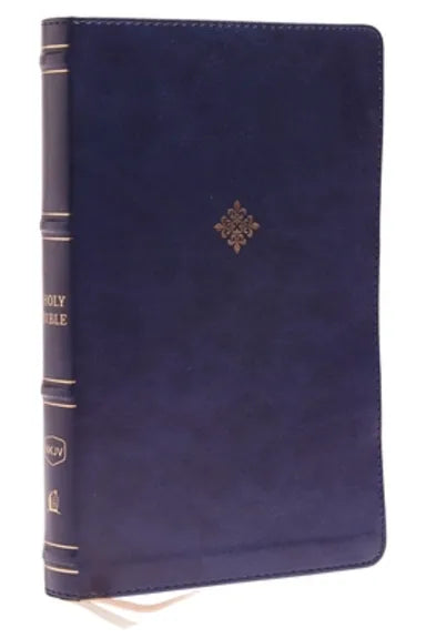 NKJV Thinline Bible Navy (Red Letter Edition)