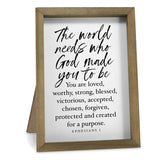 TABLETOP WORLD NEEDS WHO GOD MADE YOU