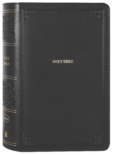 NKJV End-Of-Verse Reference Bible Compact Large Print Black (Red Letter Edition)