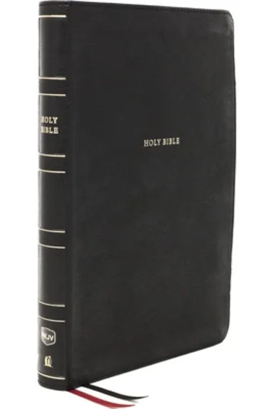 NKJV Thinline Reference Bible Black Thumb Indexed (Red Letter Edition)