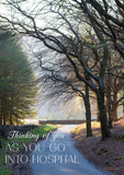 Hospital Card - Tree Lined Road  (Order in 6)