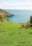 Retirement Card - Cornish Walkers Scene  (Order in 6)