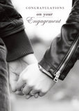 Engagement Card - Couples Hands  (Order in 6)