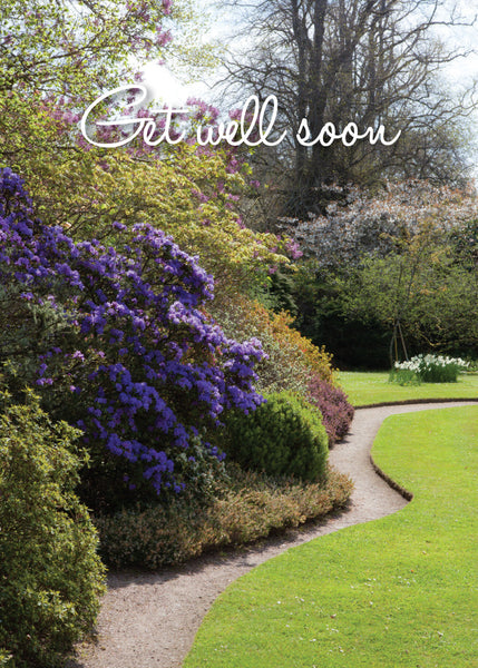Get Well Card - Castle Garden Path  (Order in 6)