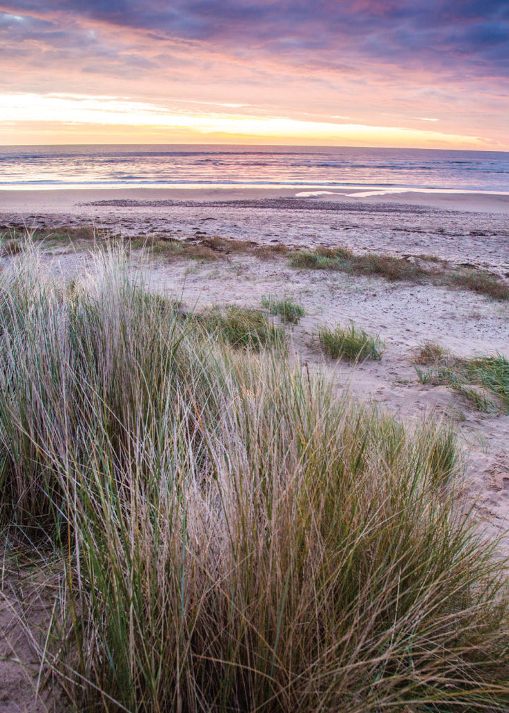 Blank Card - Beach At Alnmouth (Order in 6)