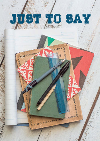 Just to Say Card - Writing Tools  (Order in 6)