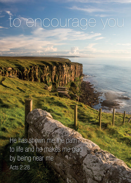Encourage Card - St Annes Head  (Order in 6)