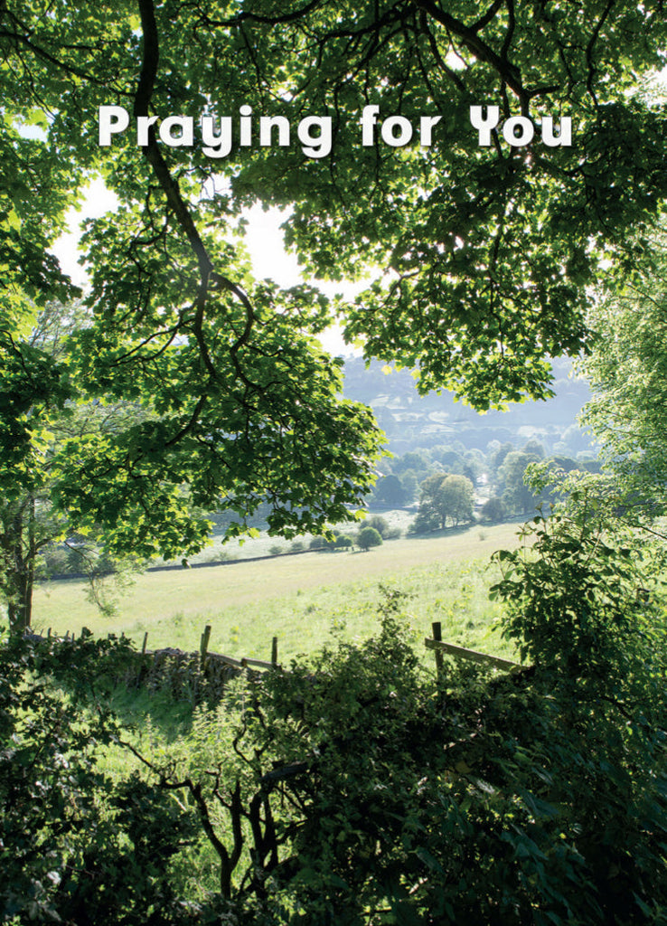 Praying for You Card - Derbyshire Trees (Order in 6)
