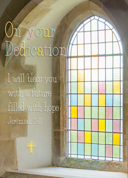 Dedication Card - Church Window  (Order in 6)