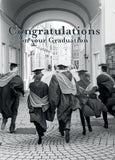 Graduation Card - Graduates Under Arch  (Order in 6)