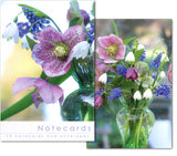 Notecard Wallet - Hellebores (10 cards)