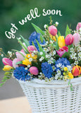 Get Well Card - Get Well Basket  (Order in 6)