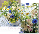 Notecard Wallet - Foxgloves/Daisies (10 cards)