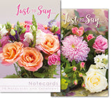 Just To Say Notecard Wallet - Bright Bouquet (10 cards)