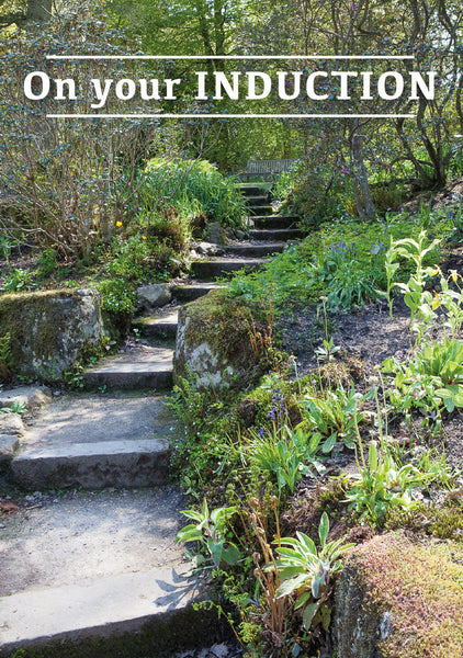 Induction Card - Garden Steps  (Order in 6)