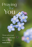 Praying For You Card - Forget-me-Nots  (Order in 6)