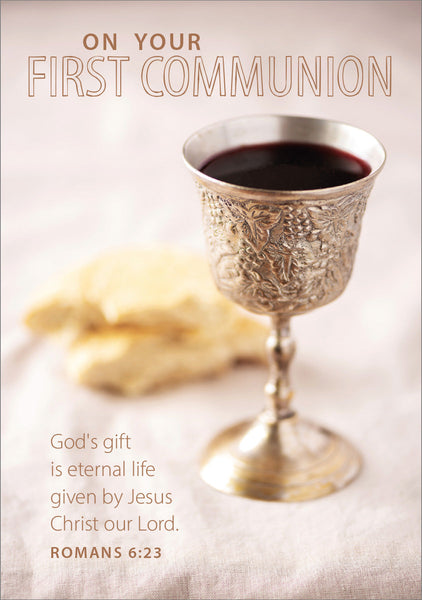 First Communion Card - Chalice  (Order in 6)