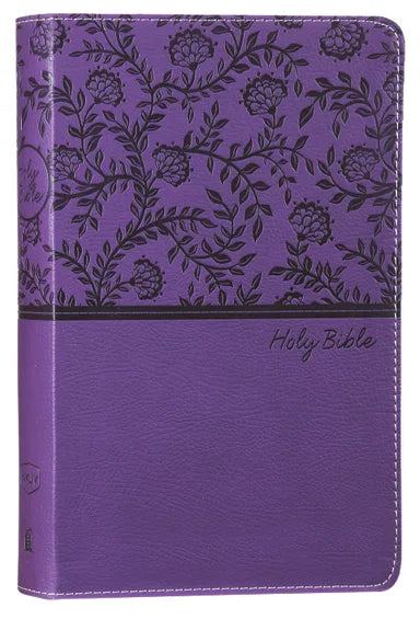 NKJV Deluxe Gift Bible Purple Red Letter Edition