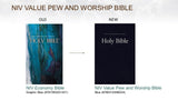 NIV, Value Pew and Worship Bible, Hardcover, Blue