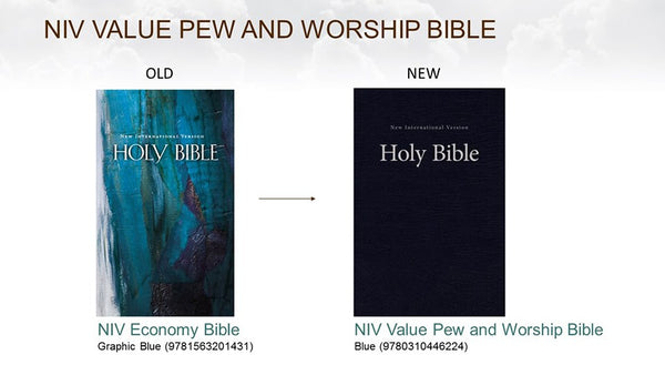 NIV, Value Pew and Worship Bible, Hardcover, Blue