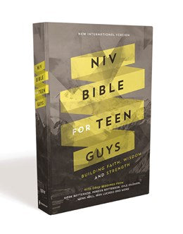 NIV Bible For Teen Guys (Black Letter Edition)