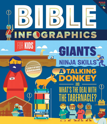 Bible Infographics for Kids™ Activity Book : Over 100-ish Craze-Mazing Activities for Kids Ages 9 to 969