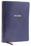 NKJV Foundation Study Bible Large Print Blue Thumb Indexed (Red Letter Edition)