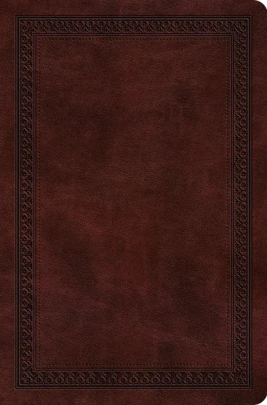 ESV VALUE COMPACT BIBLE - TruTone, Mahogany, Border