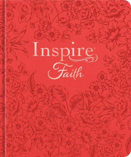 NLT Inspire Faith Bible Filament Enabled Edition Coral Blooms