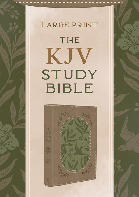 KJV Compact Bible - Medium Brown Faux Leather Large Print