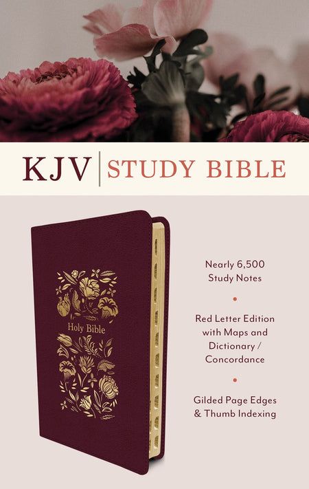KJV Cross Reference Study Bible - Turquoise Floral