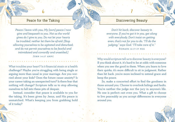 180 Bible Verses to Experience Peace : Devotions for Women
