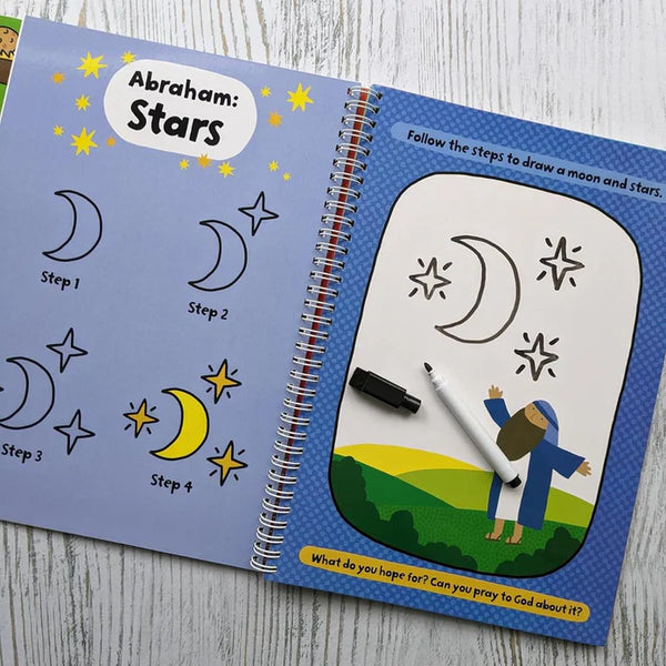 HOW TO DRAW WIPE CLEAN BOOK - BIBLE