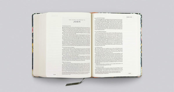 ESV Single Column Journaling Bible, Artist Series (Ruth Chou Simons, Be Transformed)