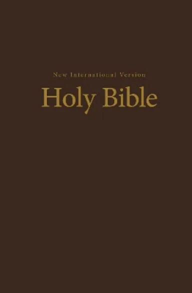 NIV Value Pew and Worship Bible Brown (Black Letter Edition)