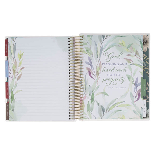 2027 Be Still and Know 18-Month Planner with Elastic Closure - Psalm 46:10