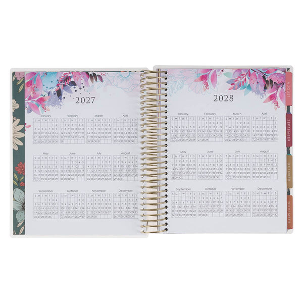 2027 Be Still and Know 18-Month Planner with Elastic Closure - Psalm 46:10