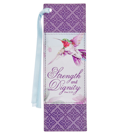 Trust in the Lord Purple Blooms Note Block with a Pen - Proverbs 3:5