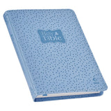 Blue Faux Leather NLT New Testament Keepsake Bible for Boys