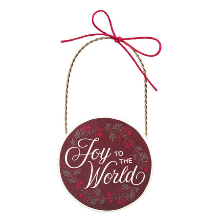 Glory to God Ceramic Bell Ornament