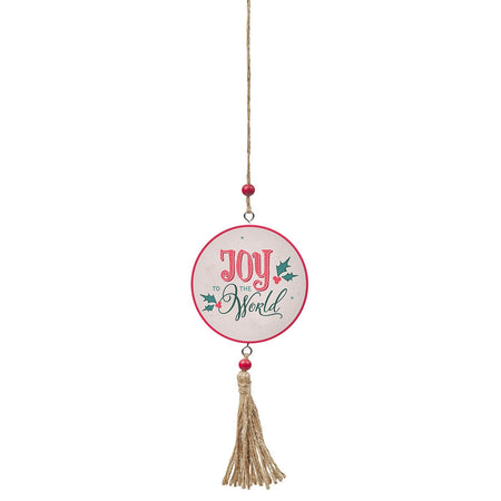 Joy to the World Glass Ornament Set