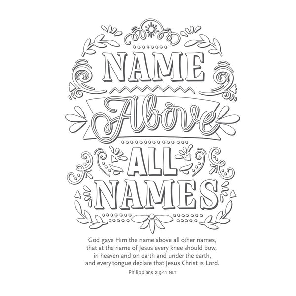 The Names of Jesus Coloring Book