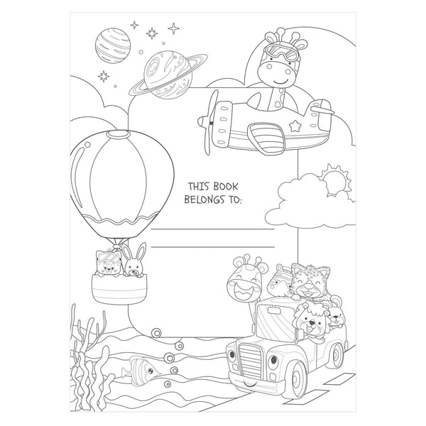 God Is With Me Wherever I Go! Coloring Adventure for Kids